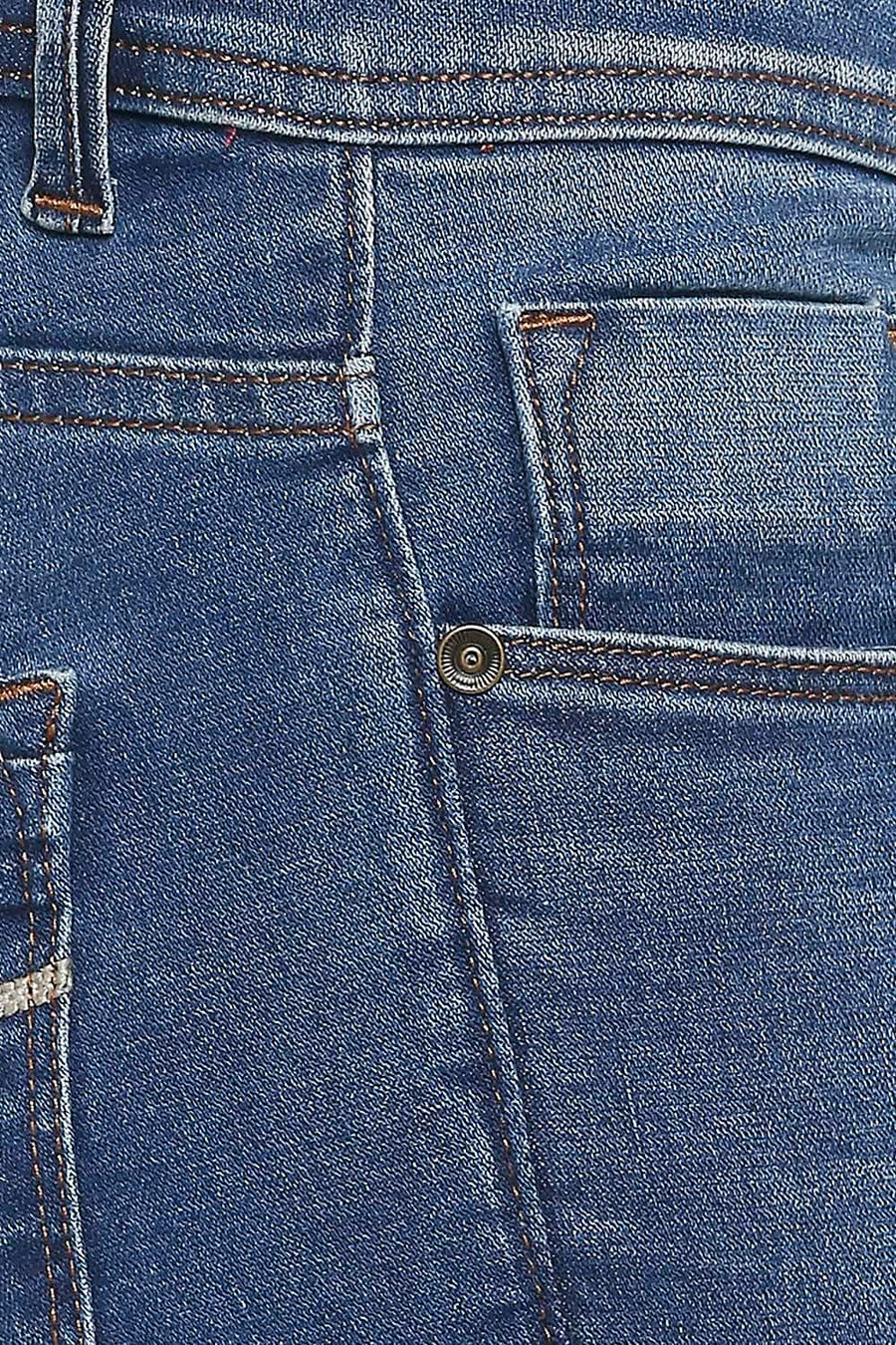BASICS TORQUE FIT ESTATE BLUE STRETCH JEANS
