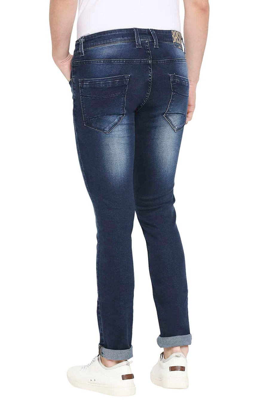 BASICS BLADE FIT DRESS BLUES STRETCH JEANS