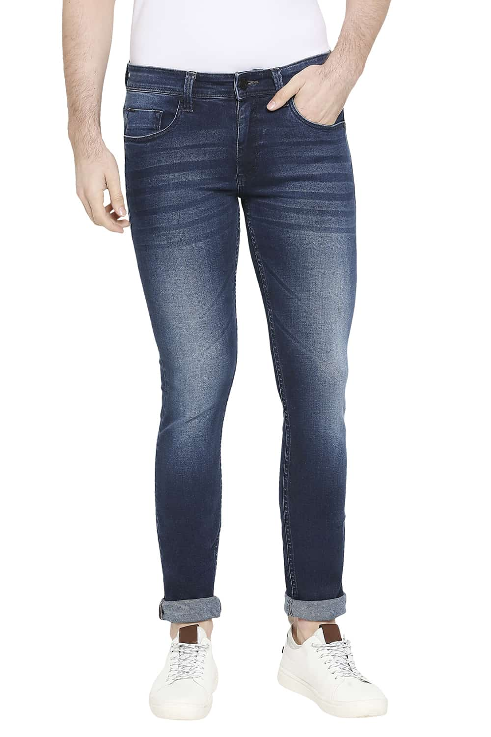 BASICS BLADE FIT STRETCH JEANS