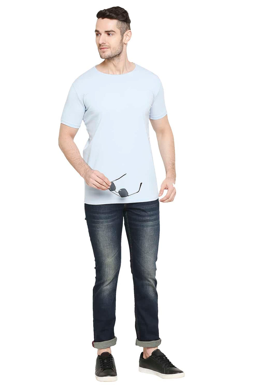 BASICS TORQUE FIT MOOD INDIGO STRETCH JEANS