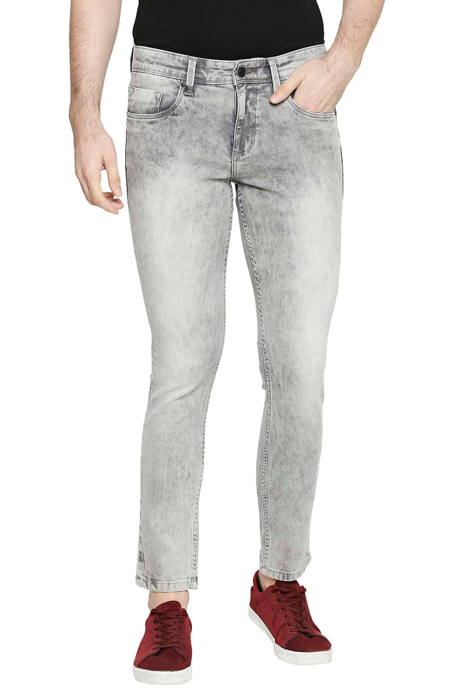 BASICS BLADE FIT LUNAR ROCK STRETCH JEANS