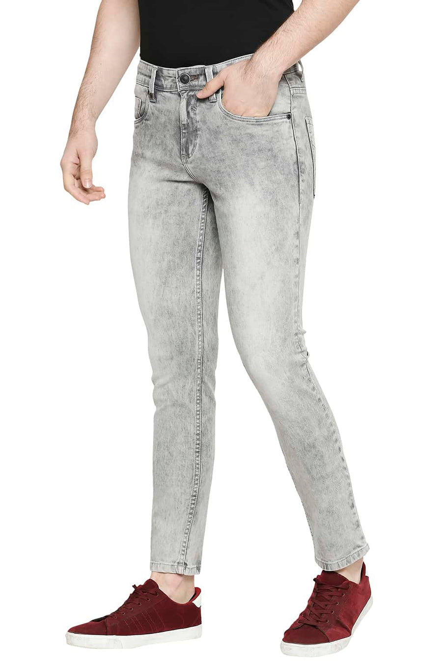 BASICS BLADE FIT LUNAR ROCK STRETCH JEANS
