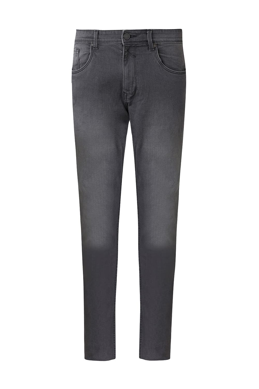BASICS BLADE FIT STEEL GREY STRETCH JEANS