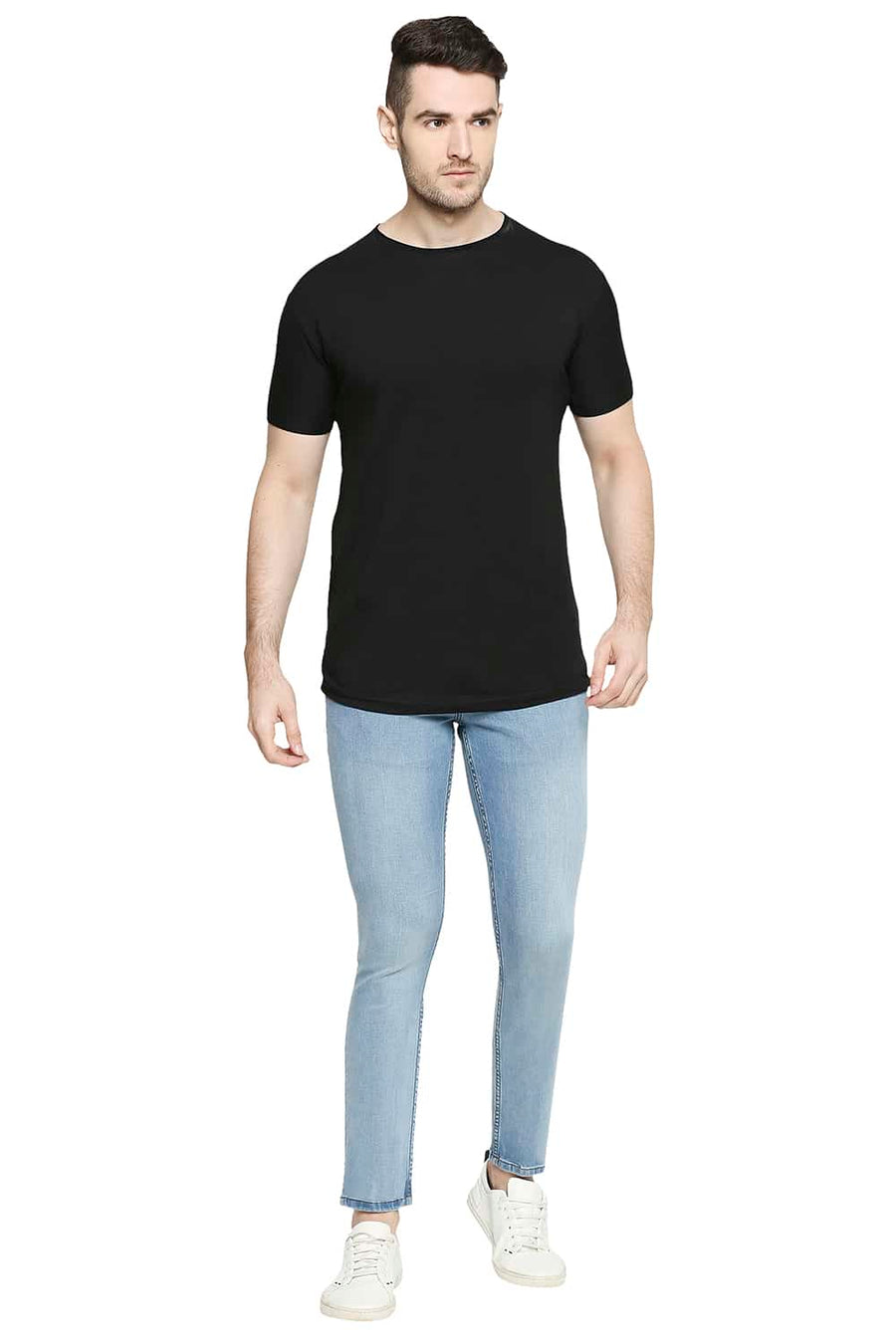 BASICS BLADE FIT CELESTIAL BLUE STRETCH JEANS
