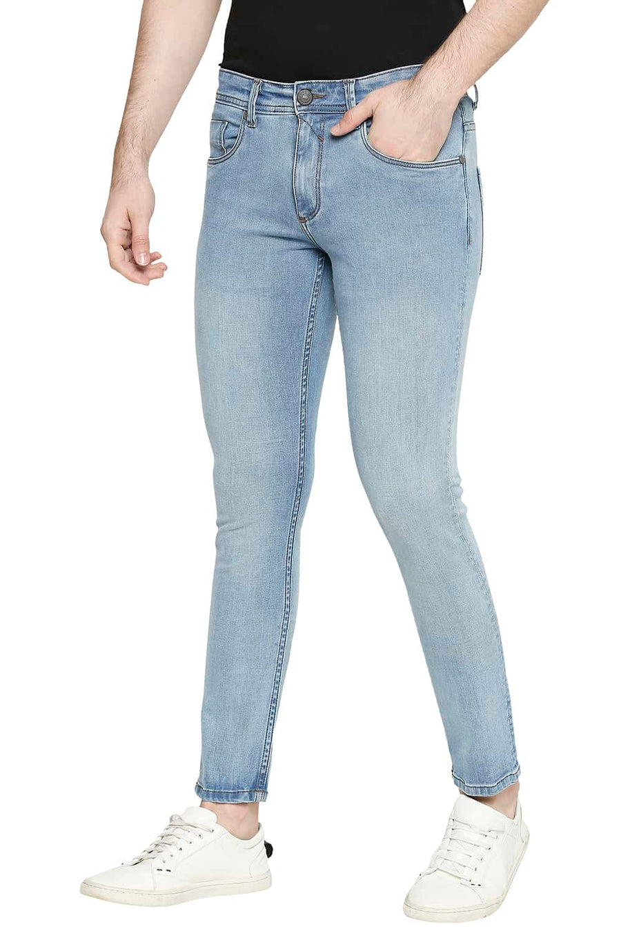 BASICS BLADE FIT CELESTIAL BLUE STRETCH JEANS