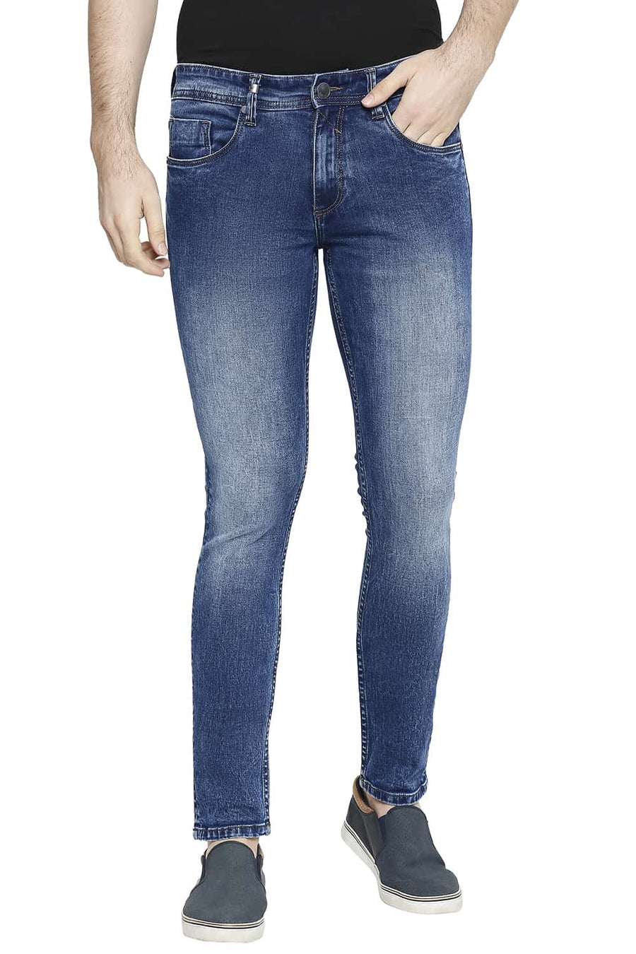 BASICS BLADE FIT MOONLIGHT BLUE STRETCH JEANS