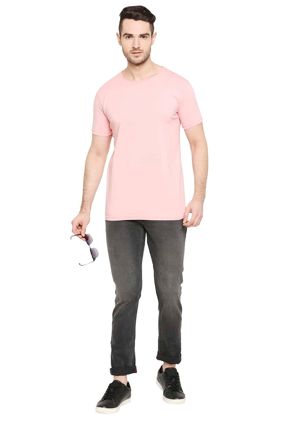 BASICS BLADE FIT DARK SHADOW STRETCH JEANS