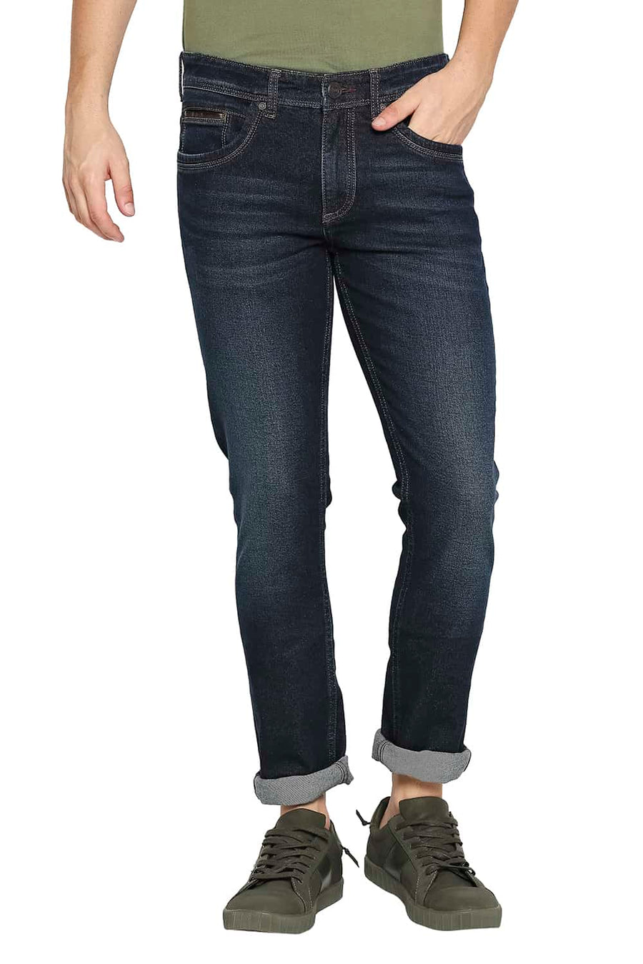 BASICS BLADE FIT OUTER SPACE STRETCH JEANS