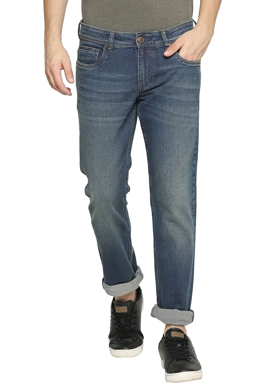 BASICS BLADE FIT STRETCH JEANS