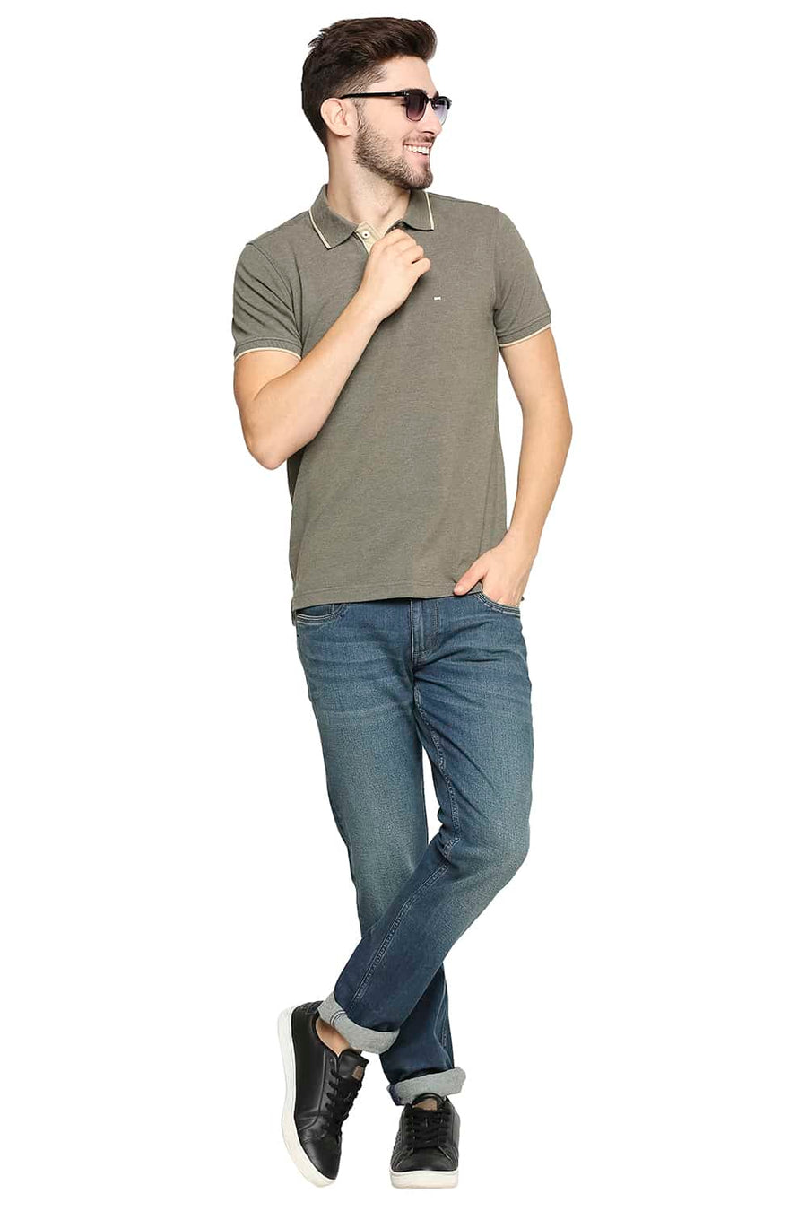 BASICS BLADE FIT DEEP DIVE STRETCH JEANS
