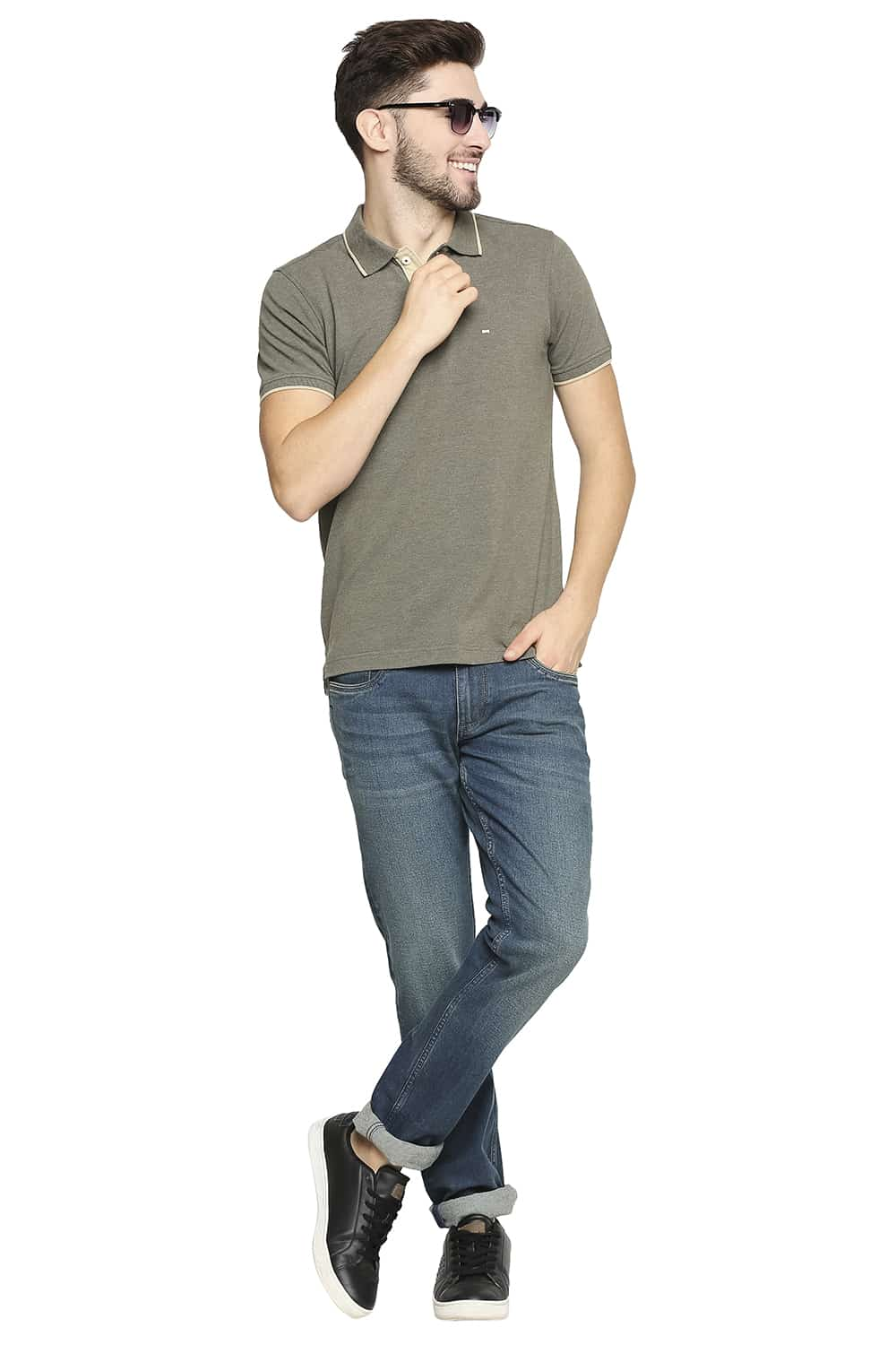 BASICS BLADE FIT STRETCH JEANS