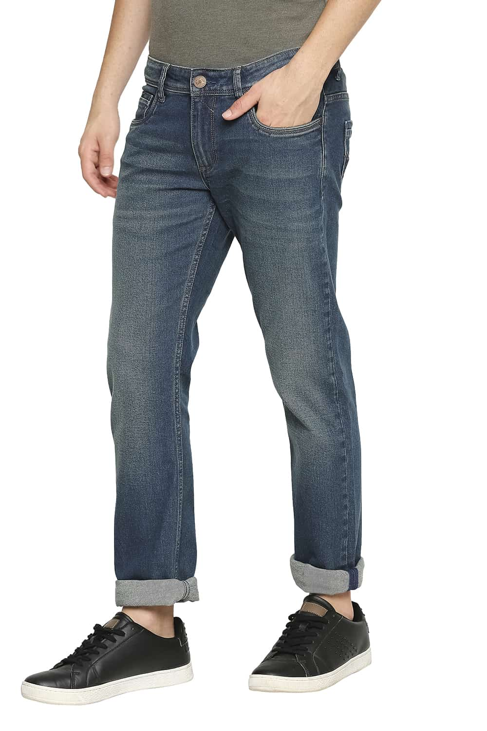 BASICS BLADE FIT STRETCH JEANS