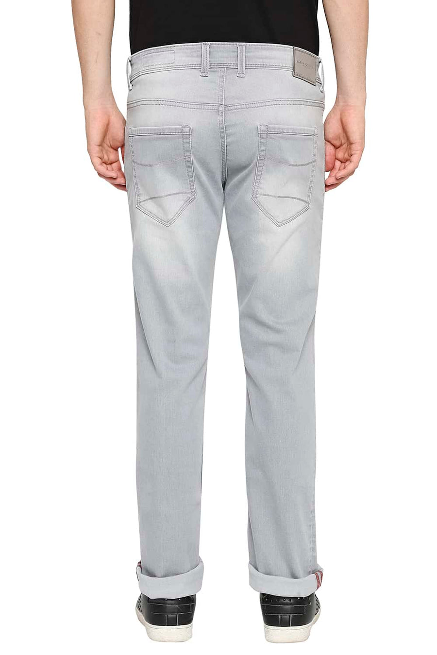 BASICS TORQUE FIT GRAY VIOLET STRETCH JEANS
