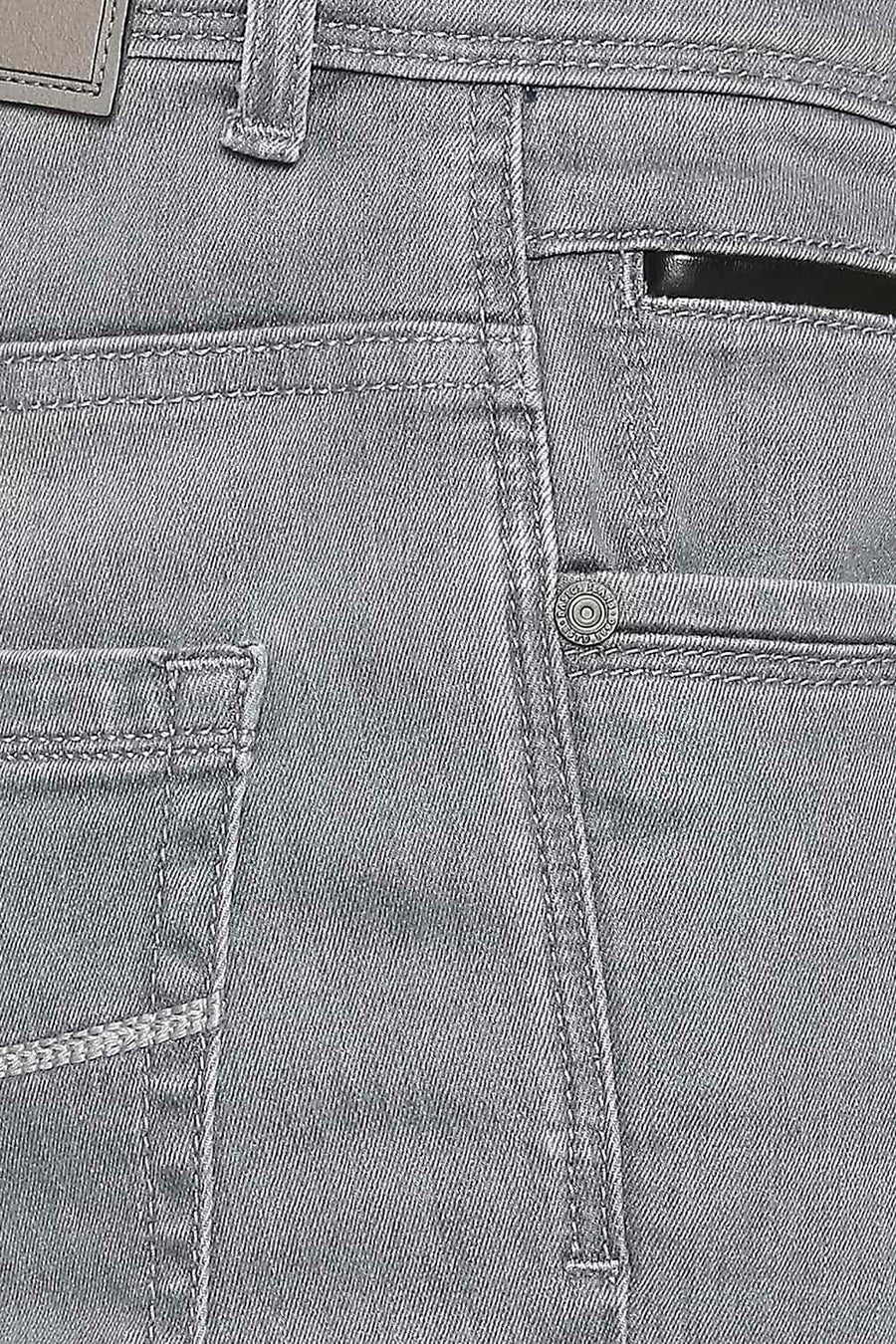 BASICS TORQUE FIT STEEL GRAY STRETCH JEANS