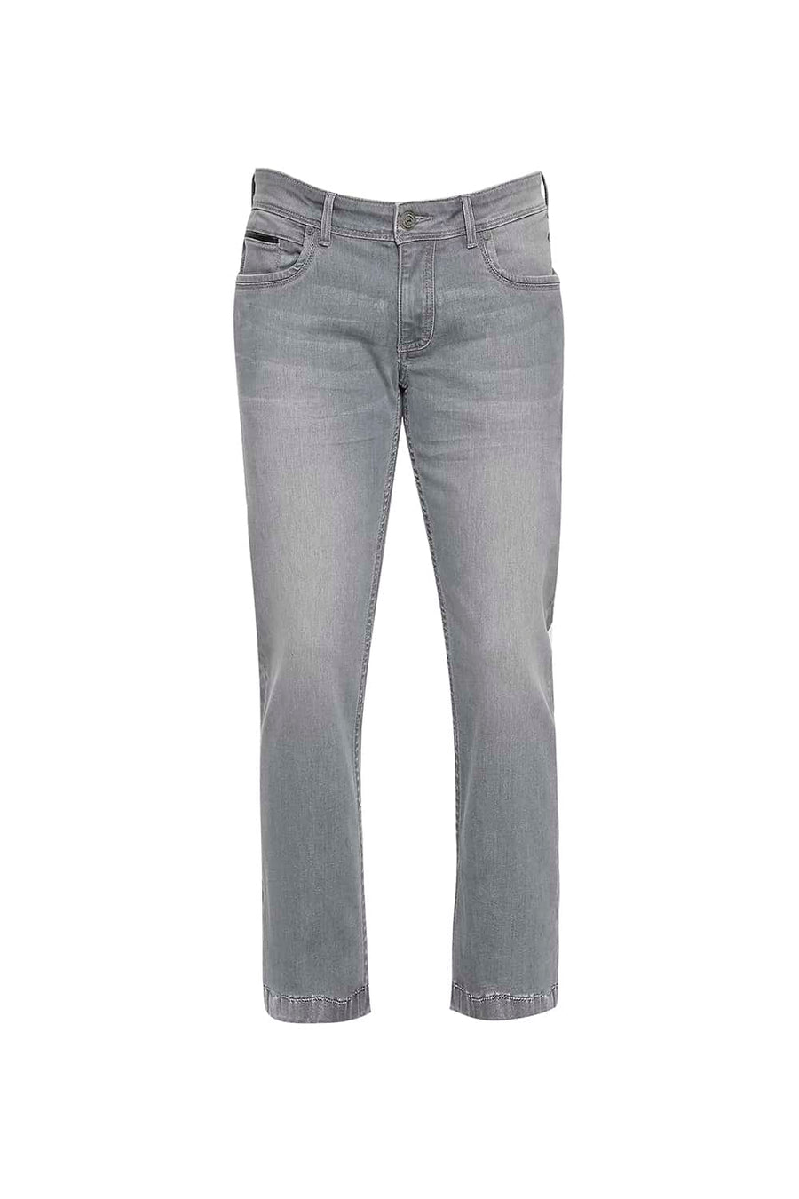 BASICS TORQUE FIT STEEL GRAY STRETCH JEANS
