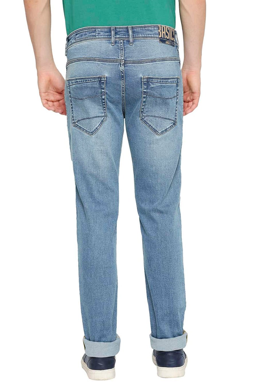 BASICS BLADE FIT BLUE HEAVEN STRETCH JEANS