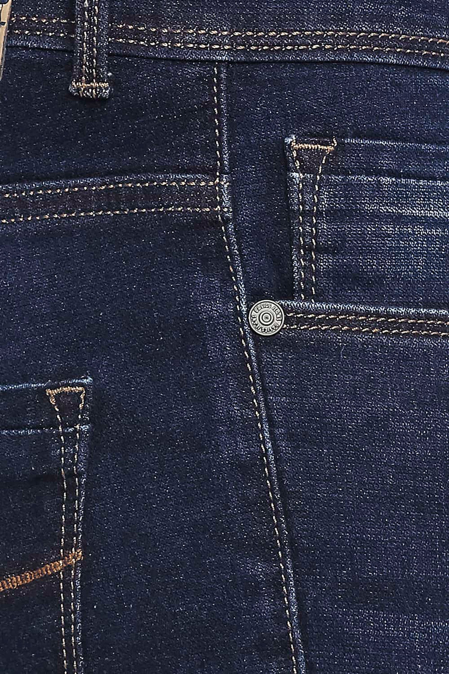 BASICS BLADE FIT MOUNTAIN NAVY STRETCH JEANS