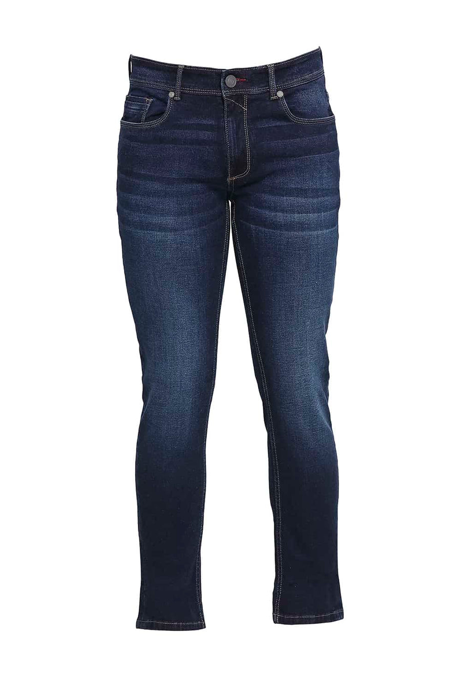 BASICS BLADE FIT MOUNTAIN NAVY STRETCH JEANS