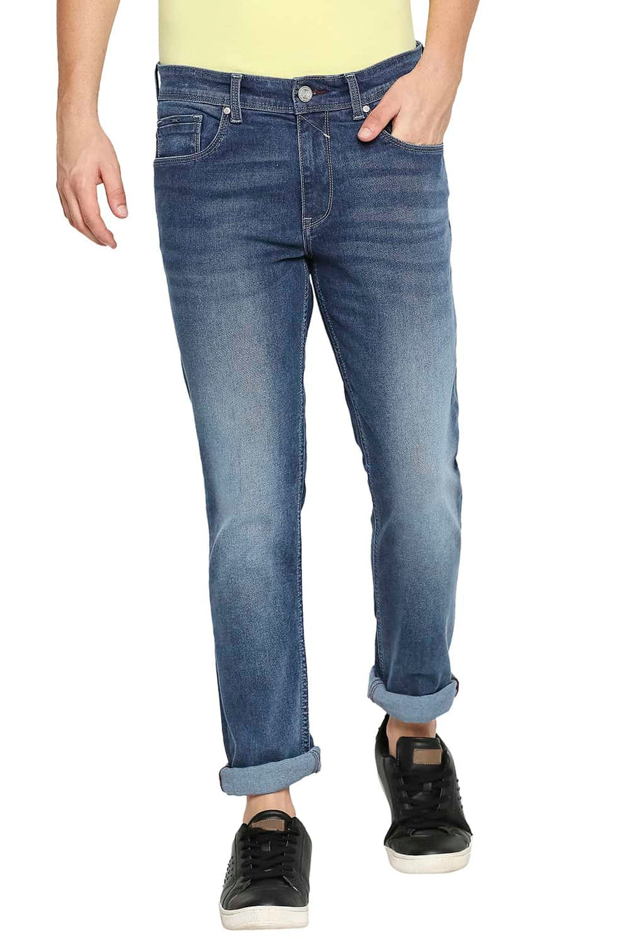 BASICS BLADE FIT ENSIGN BLUE STRETCH JEANS
