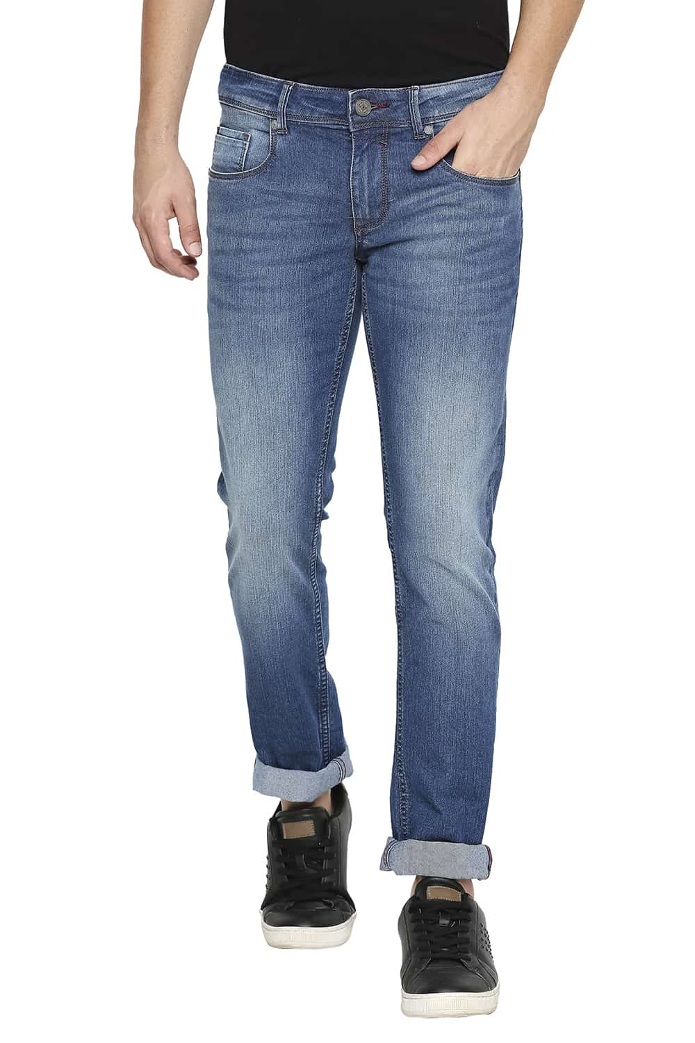 BASICS TORQUE FIT STRETCH JEANS