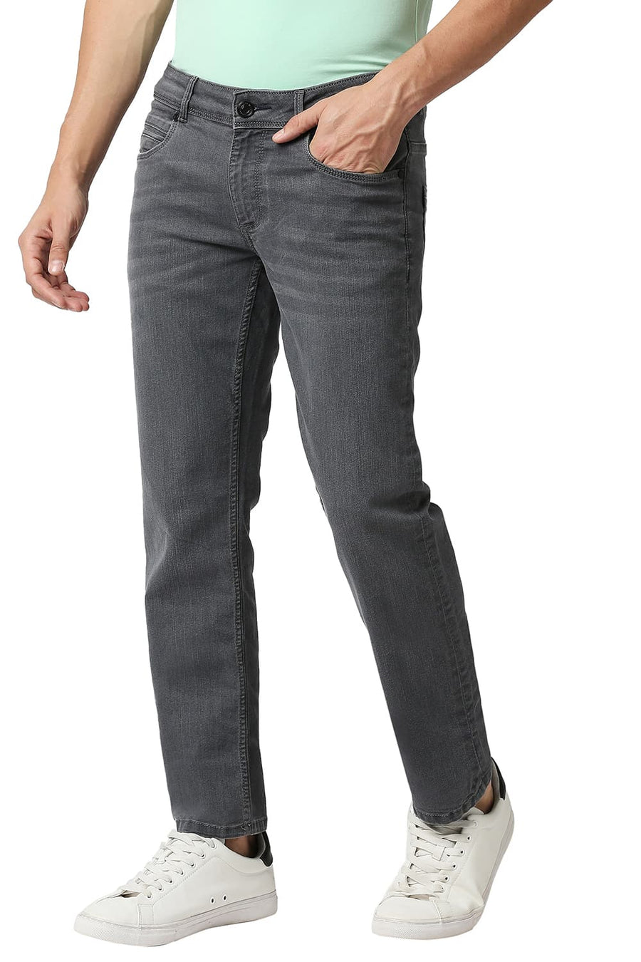 BASICS TORQUE EBONY STRETCH JEANS