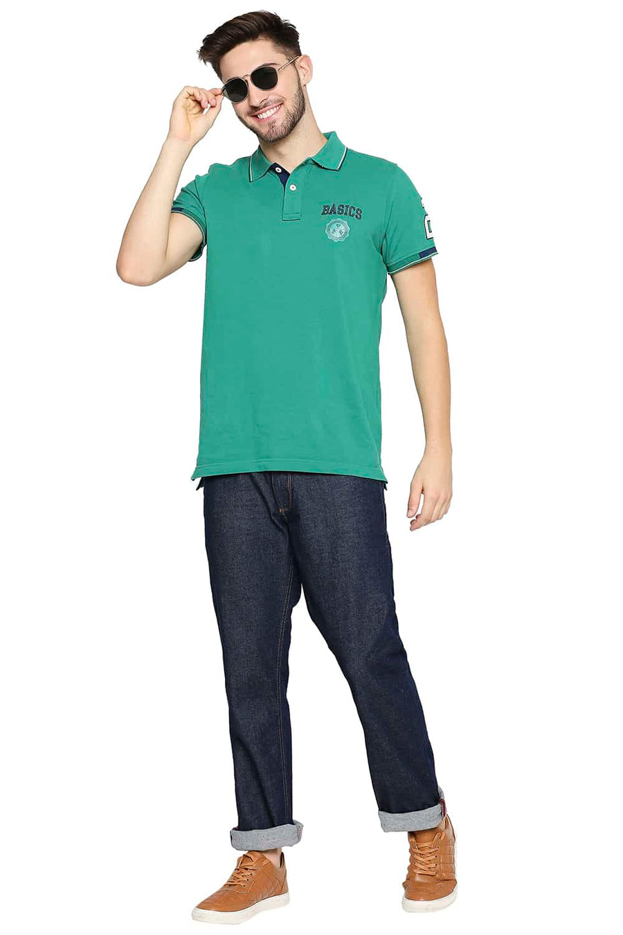 BASICS TORQUE FIT MOOD INDIGO STRETCH JEANS