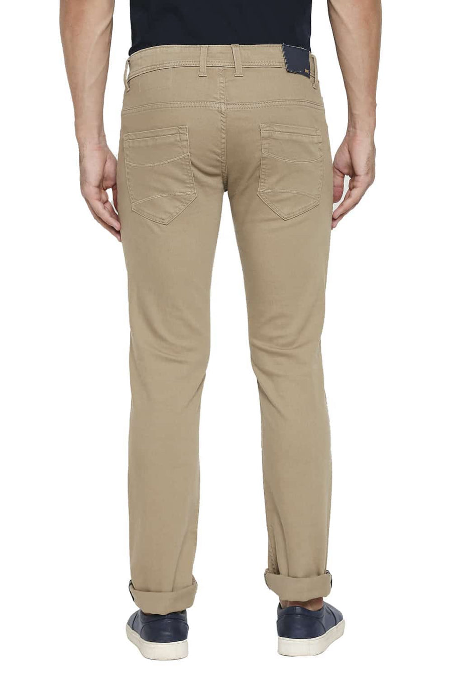 BASICS TORQUE FIT KHAKI OVER DYED JEANS