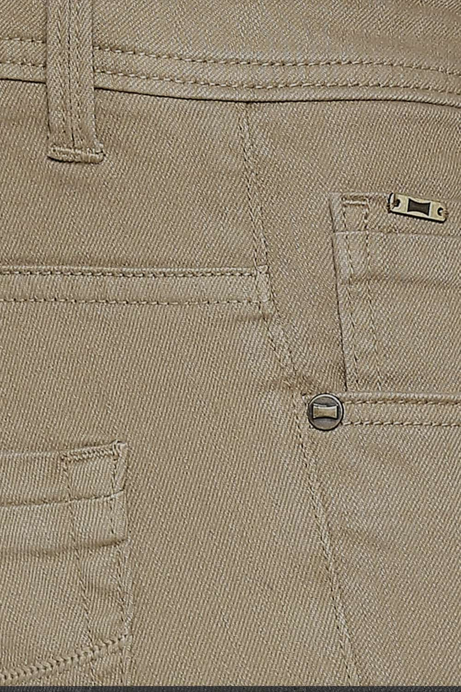 BASICS TORQUE FIT KHAKI OVER DYED JEANS
