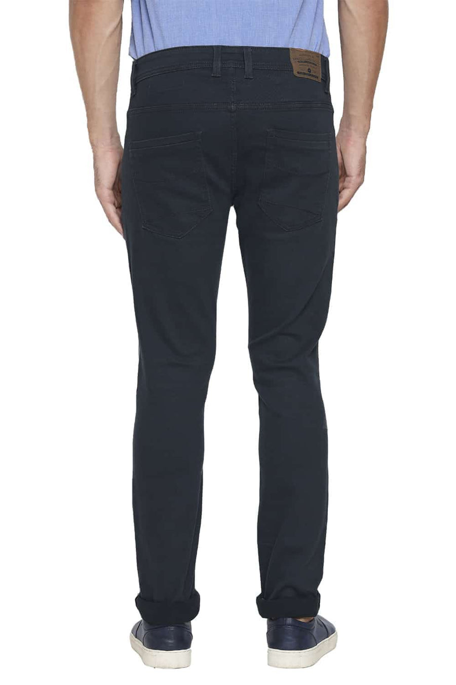 BASICS BLADE FIT BLUEBERRY STRETCH JEANS