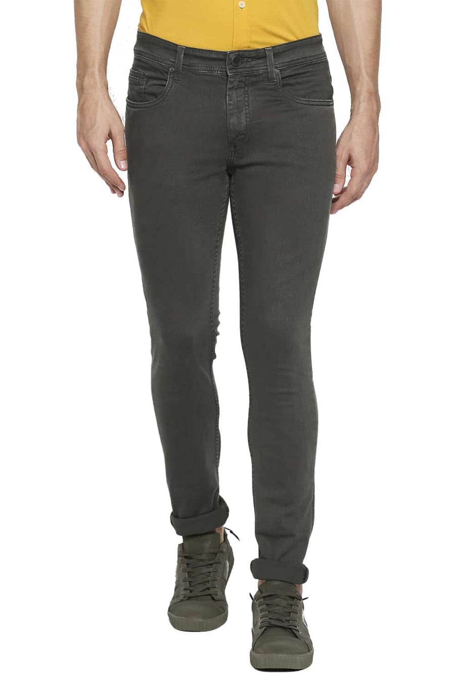 BASICS BLADE FIT GRAPE LEAF STRETCH JEANS