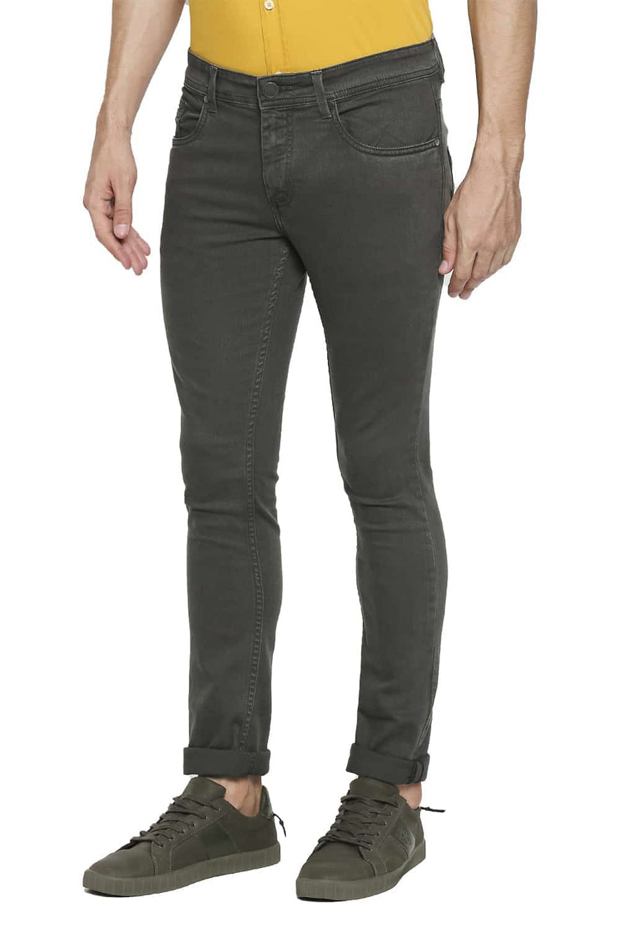 BASICS BLADE FIT GRAPE LEAF STRETCH JEANS
