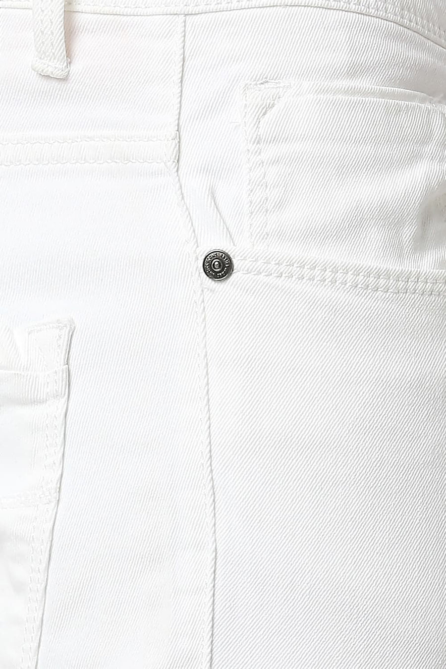 BASICS BLADE FIT BRIGHT WHITE STRETCH JEANS