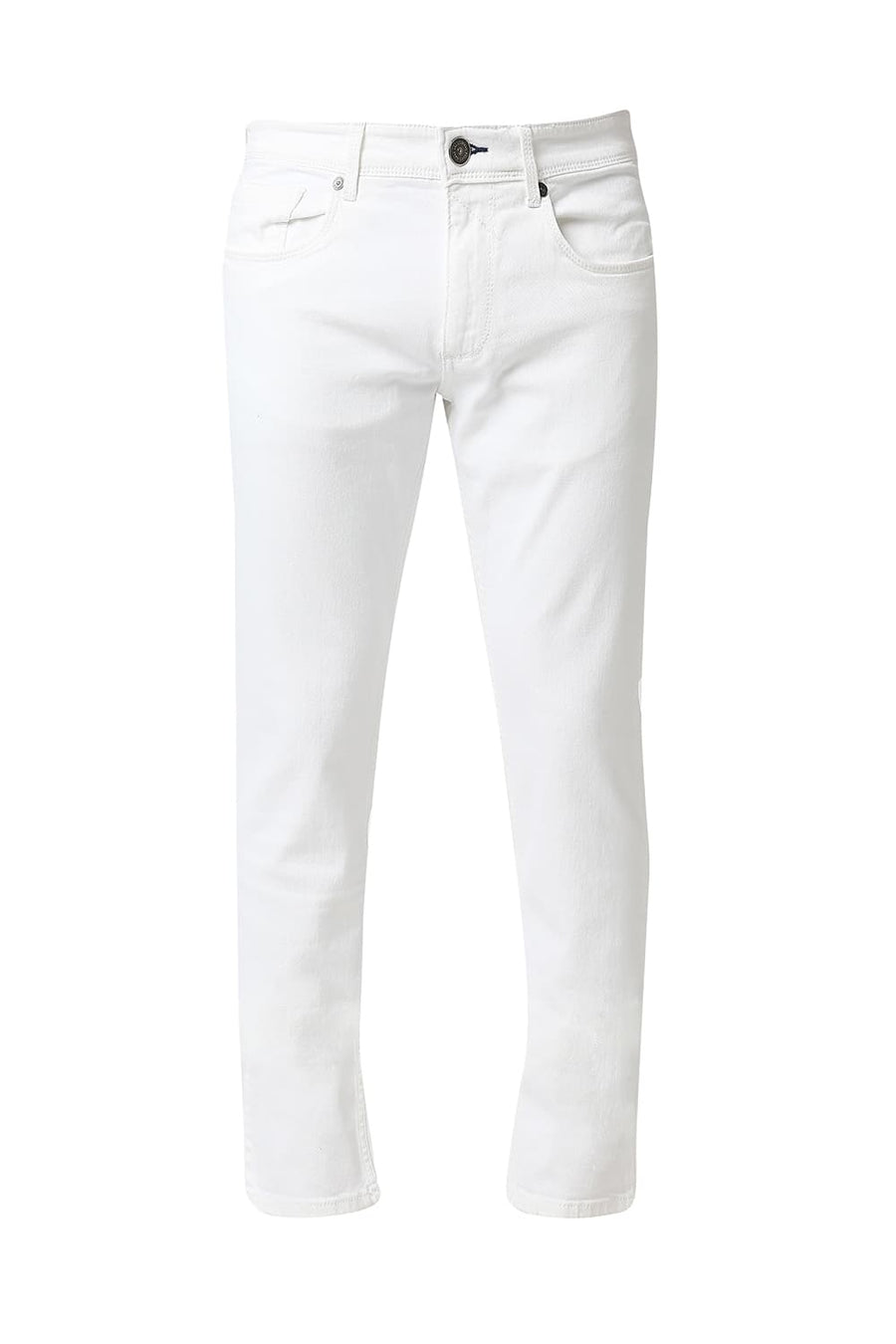 BASICS BLADE FIT BRIGHT WHITE STRETCH JEANS