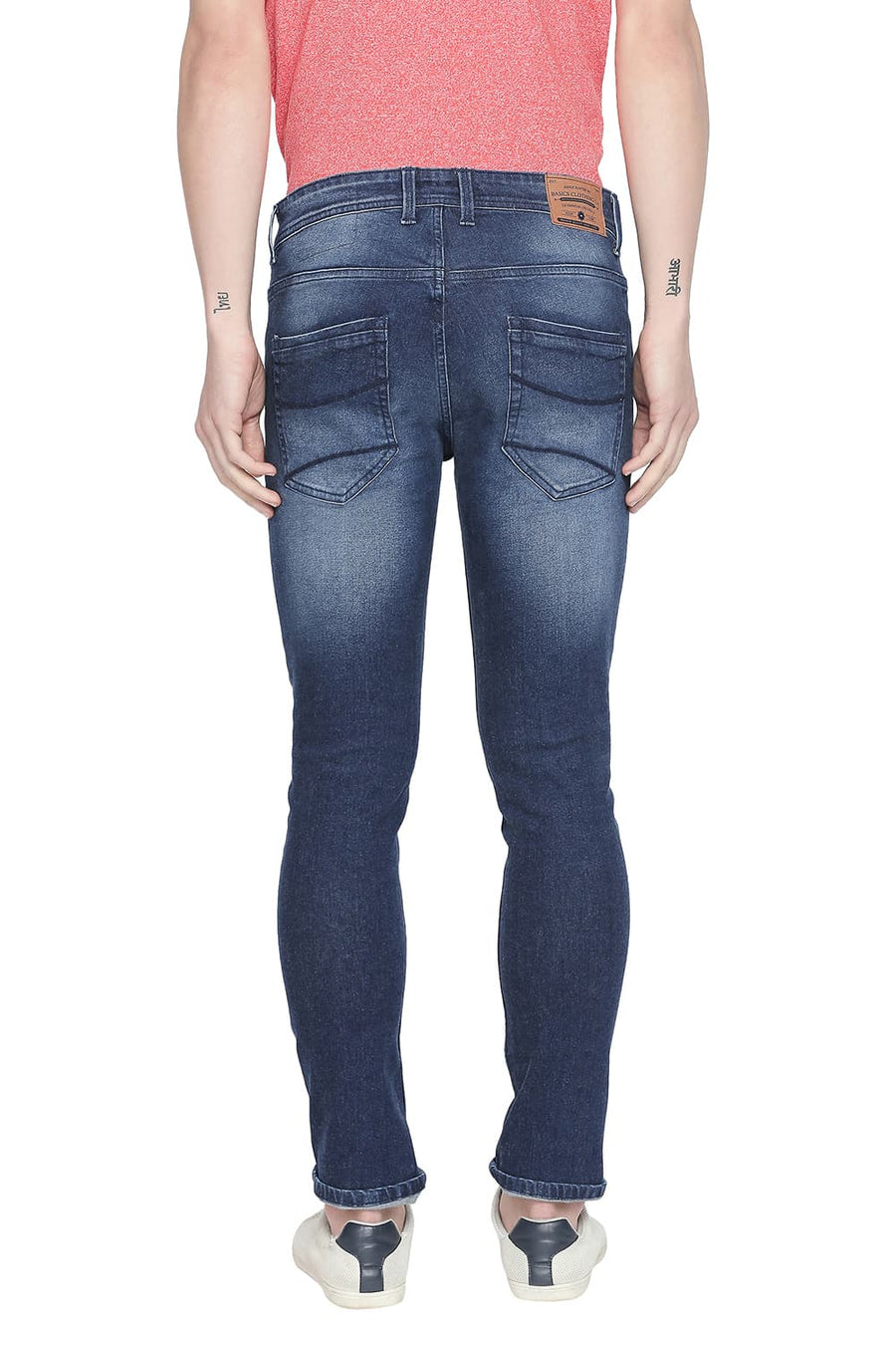 BASICS BLADE FIT ESTATE BLUE STRETCH JEAN
