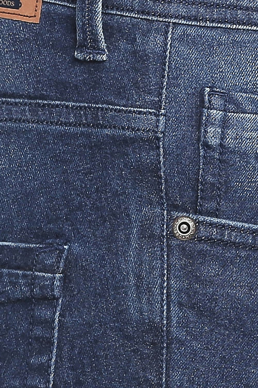 BASICS BLADE FIT ESTATE BLUE STRETCH JEAN