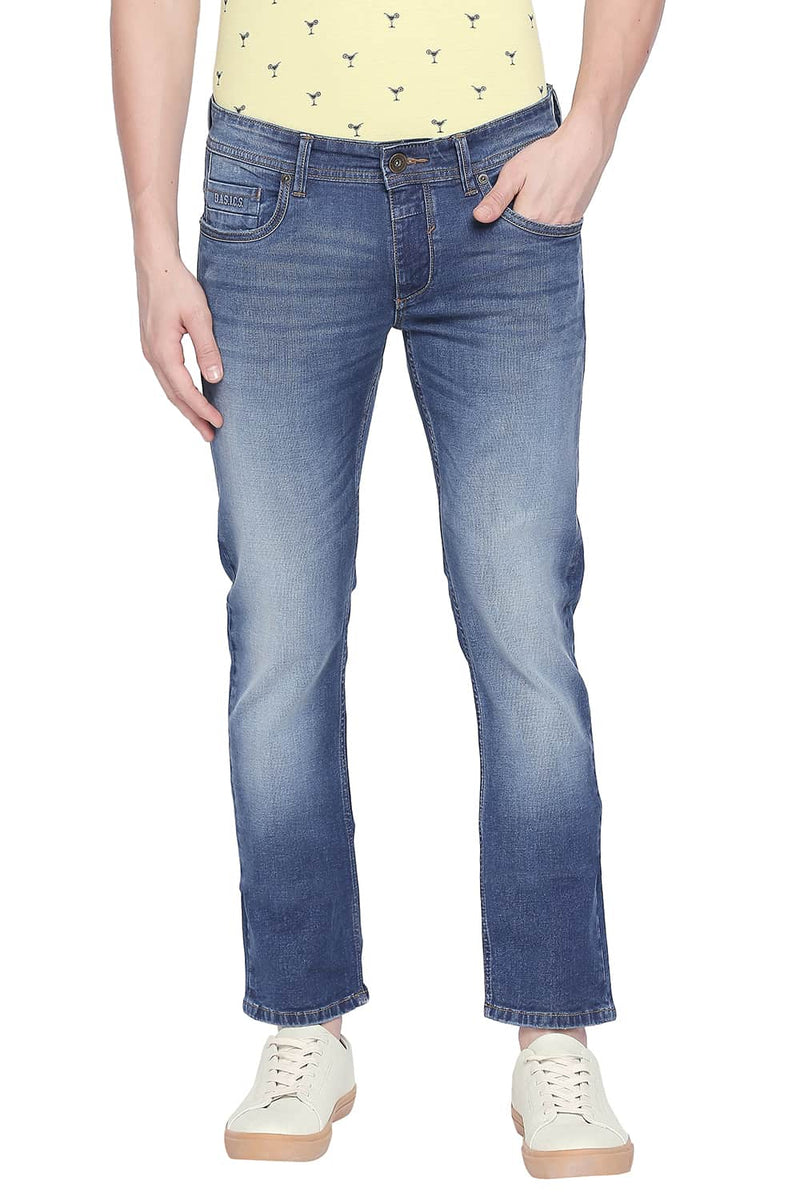 BASICS TORQUE FIT STRETCH JEANS