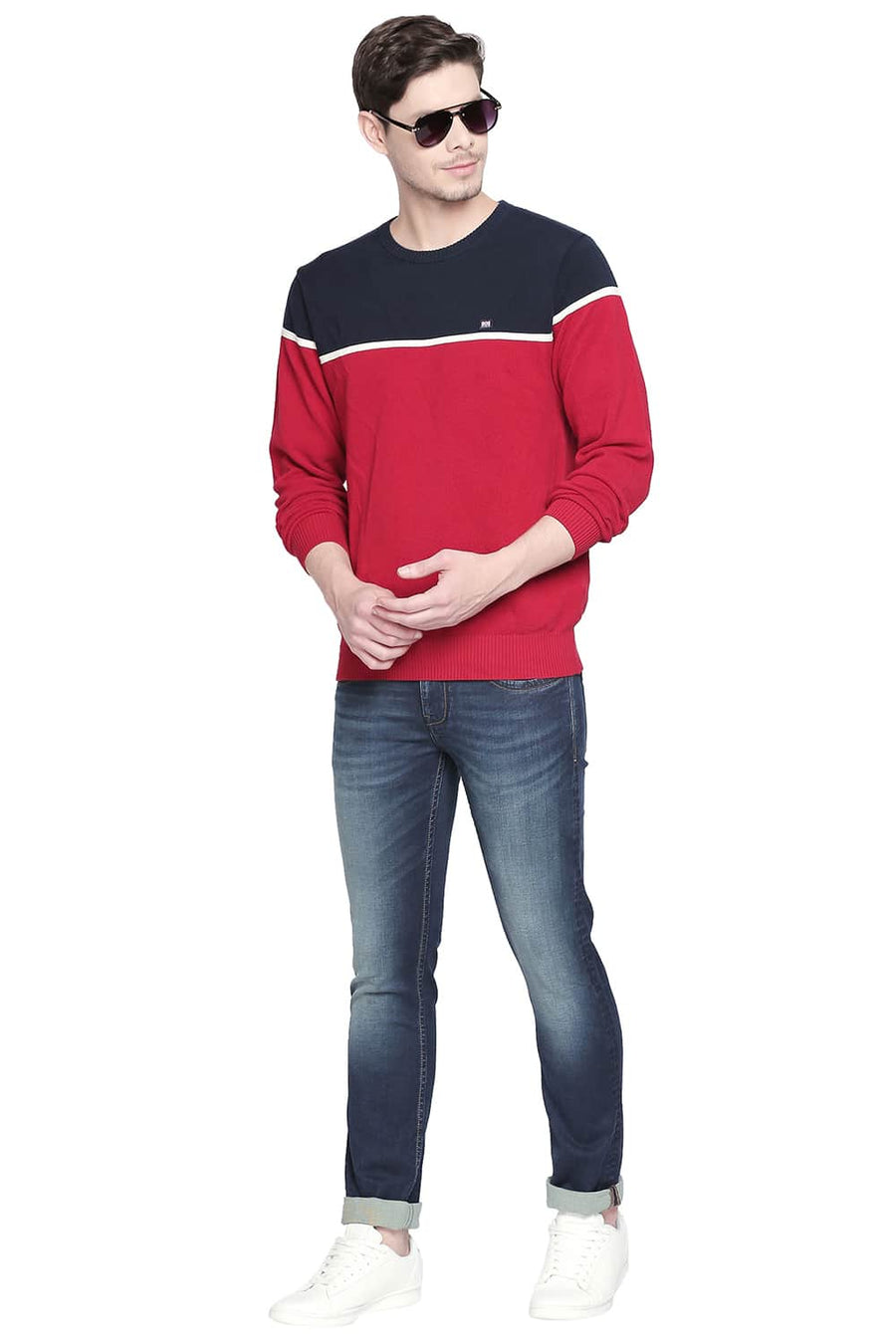 BASICS TORQUE FIT MAJOLICA BLUE STRETCH JEANS