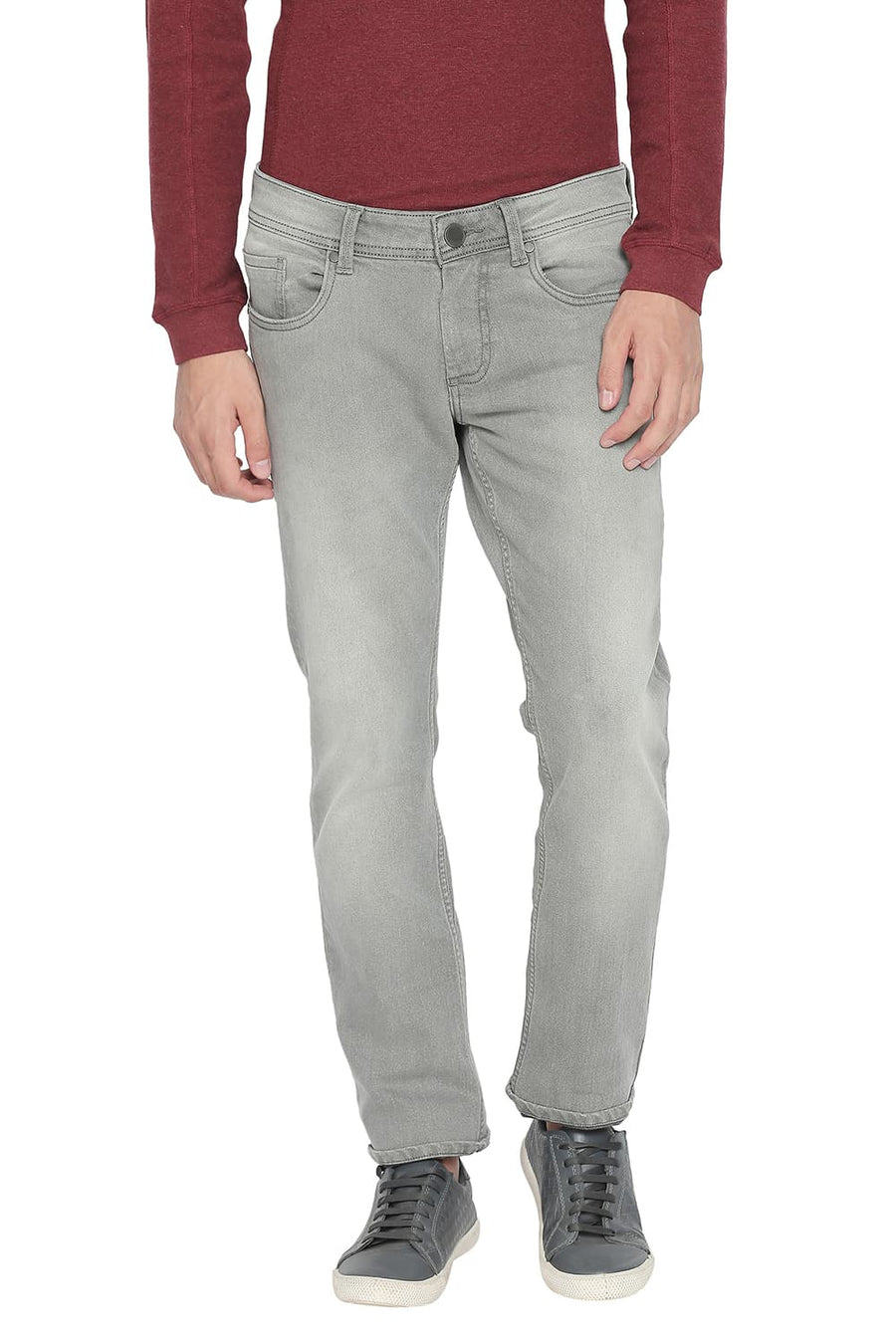 BASICS TORQUE FIT LIME STONE STRETCH JEAN