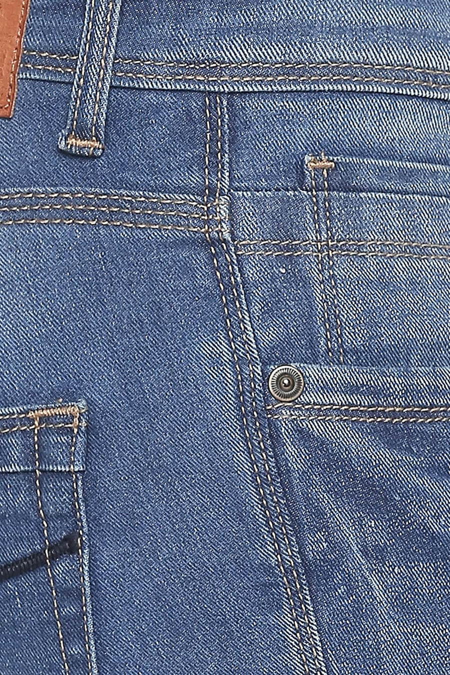 BASICS BLADE FIT MAJOLICA BLUE STRETCH JEANS