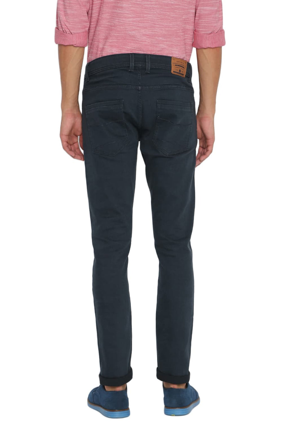 BASICS BLADE FIT CASTLEROCK INDIGO STRETCH JEANS