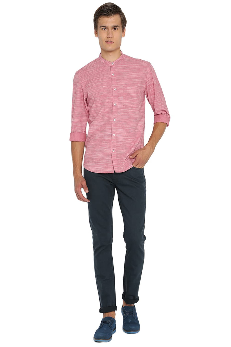BASICS BLADE FIT CASTLEROCK INDIGO STRETCH JEANS