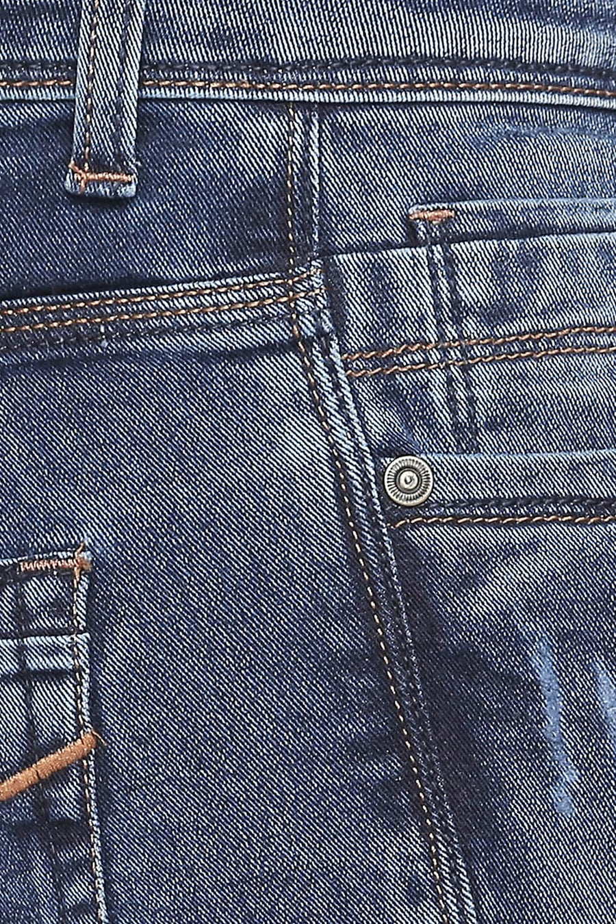 BASICS TORQUE FIT MOROCCAN BLUE STRETCH JEANS