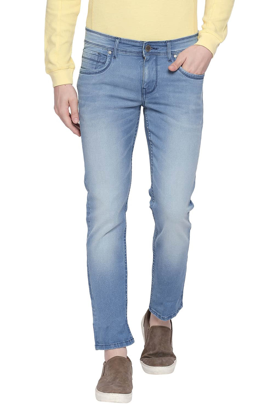 BASICS TORQUE FIT CHINA BLUE STRETCH JEANS