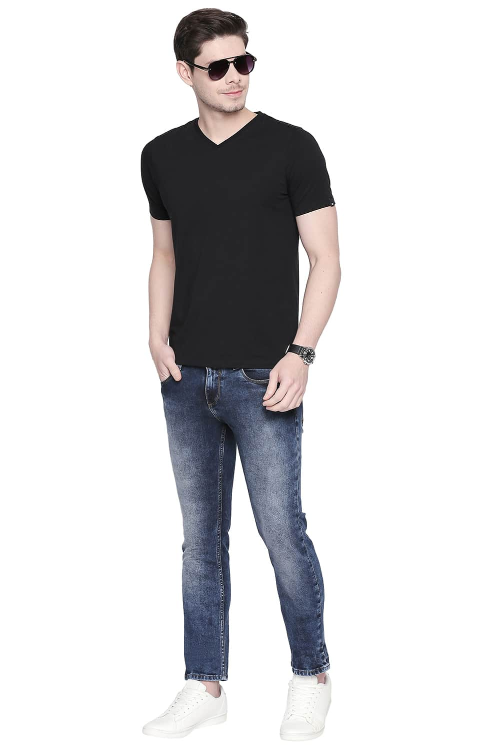 BASICS TORQUE FIT STRETCH JEANS