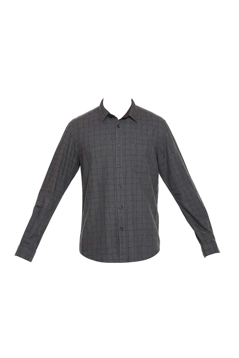 BASICS SLIM FIT CHECKS SHIRT