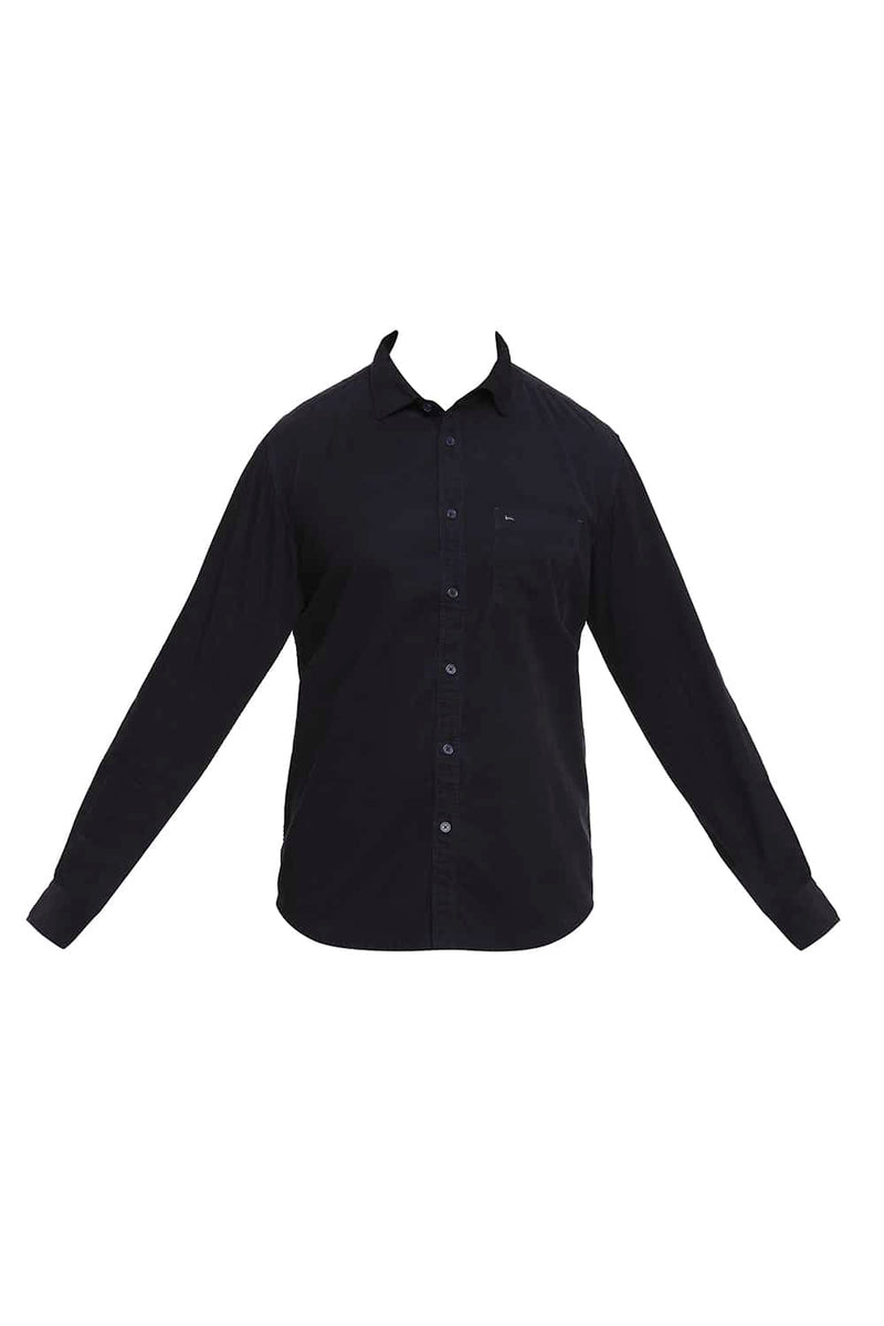 BASICS SLIM FIT CORDUROY SHIRT