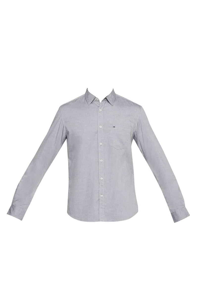 BASICS SLIM FIT OXFORD SHIRT