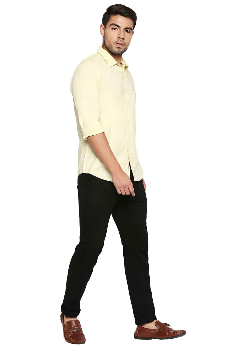 BASICS SLIM FIT OXFORD SHIRT