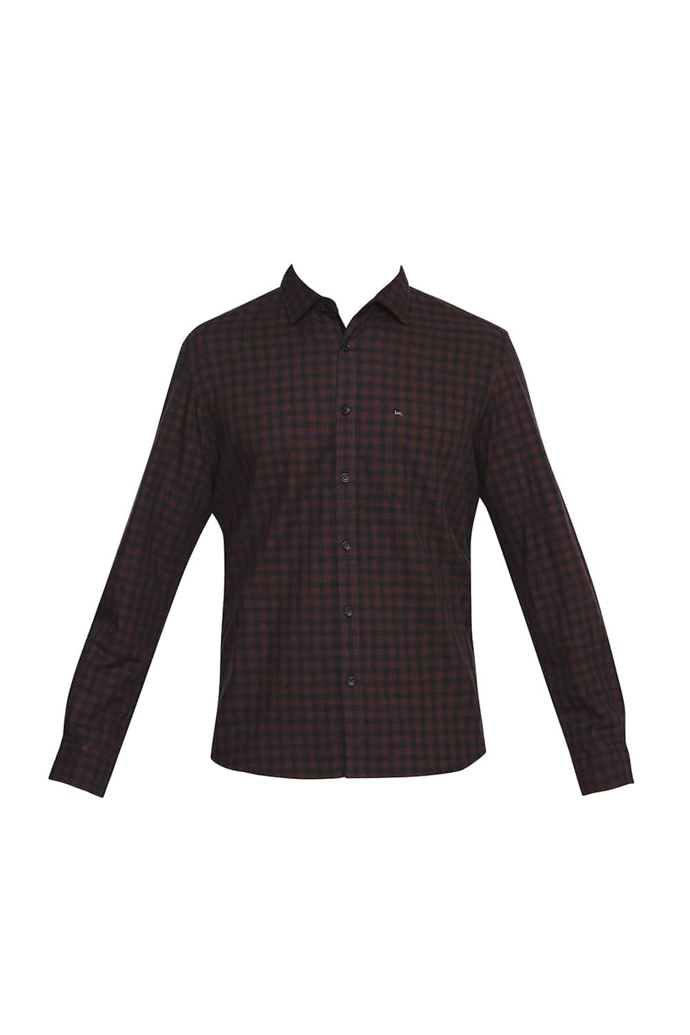 BASICS SLIM FIT CHECKS SHIRT