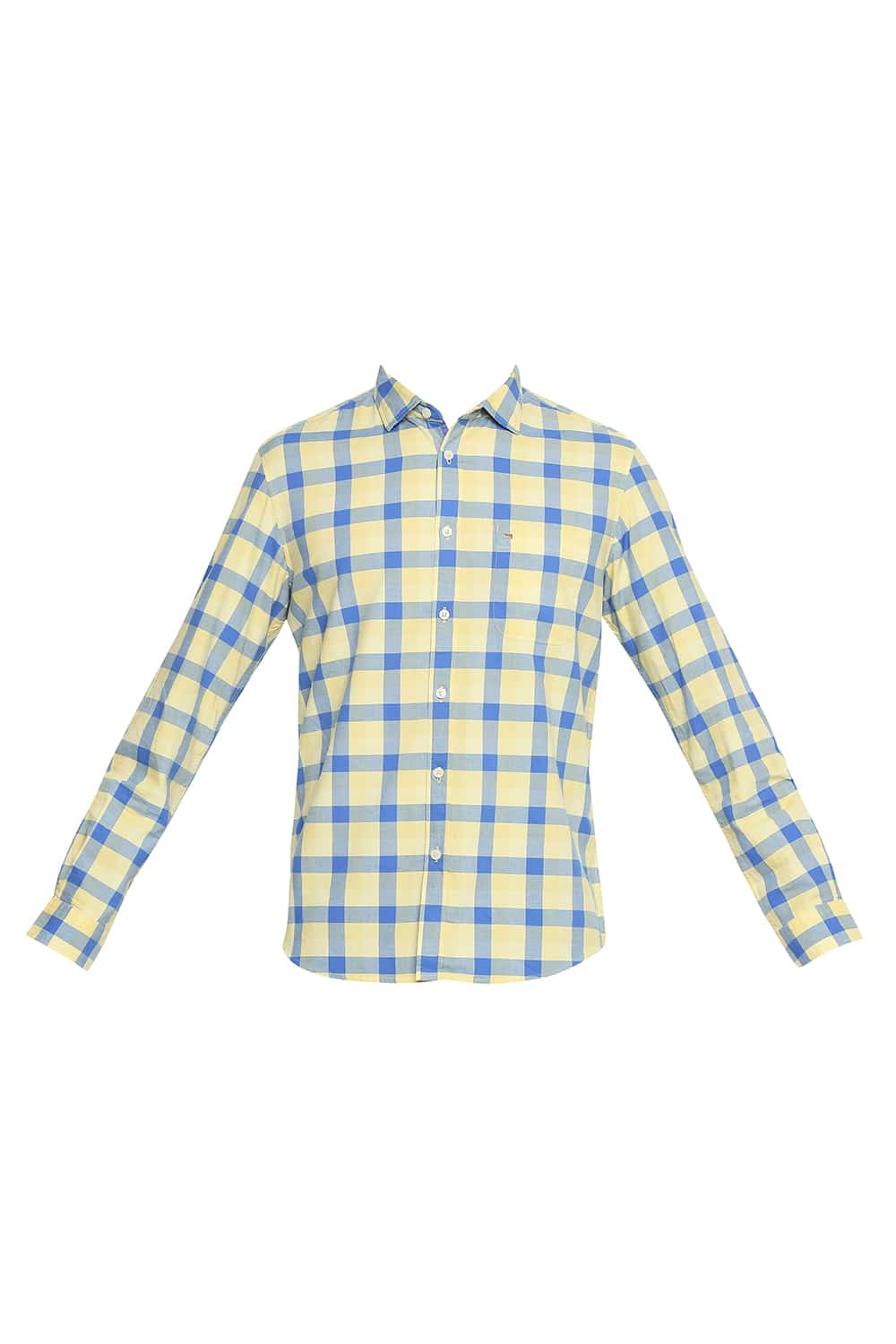 BASICS SLIM FIT CHECKS SHIRT